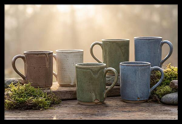 Handcrafted Earth Tone Mugs