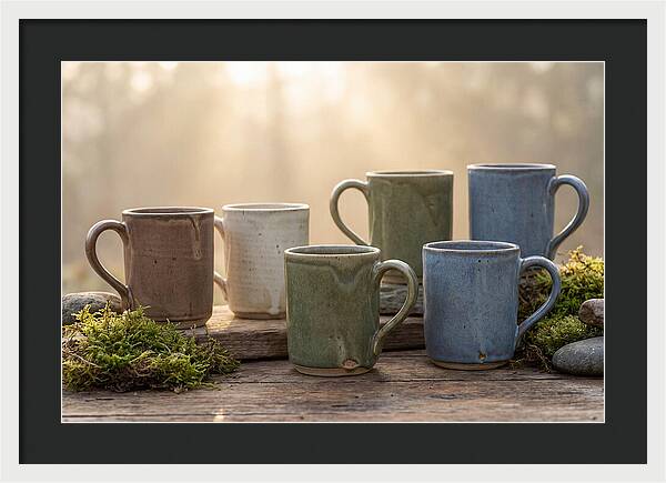 Handcrafted Earth Tone Mugs