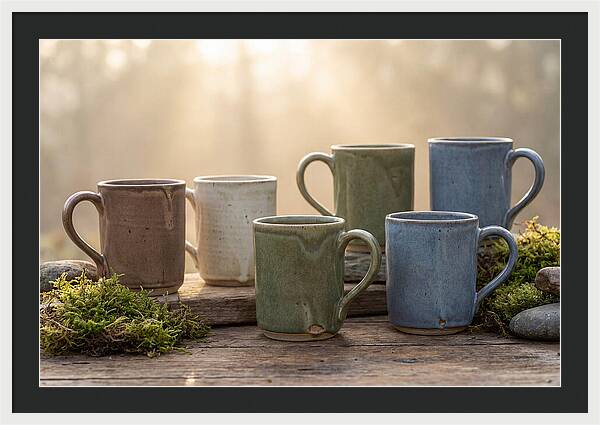 Handcrafted Earth Tone Mugs