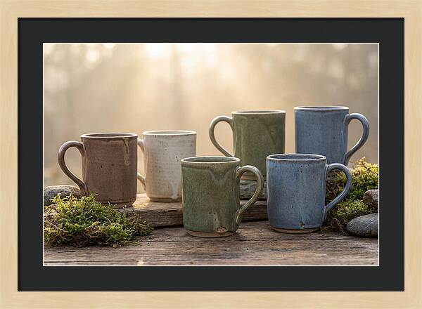 Handcrafted Earth Tone Mugs