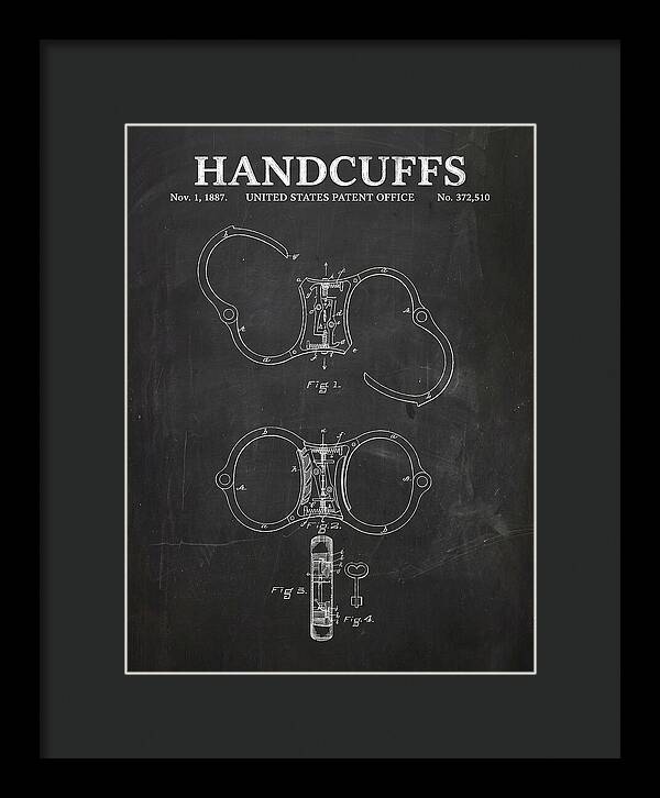 Handcuffs Chalkboard Patent Us372510