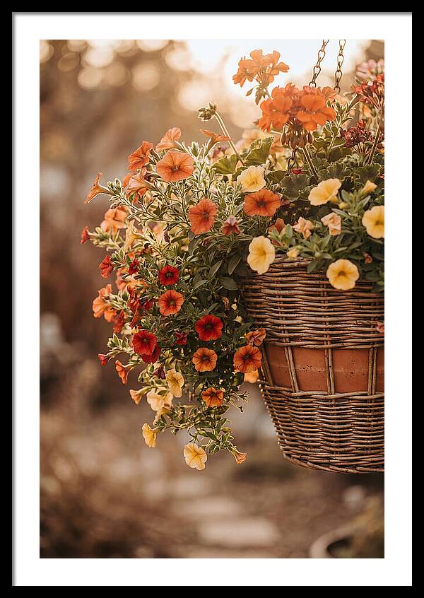 Hanging Basket Of Cascading Blooms
