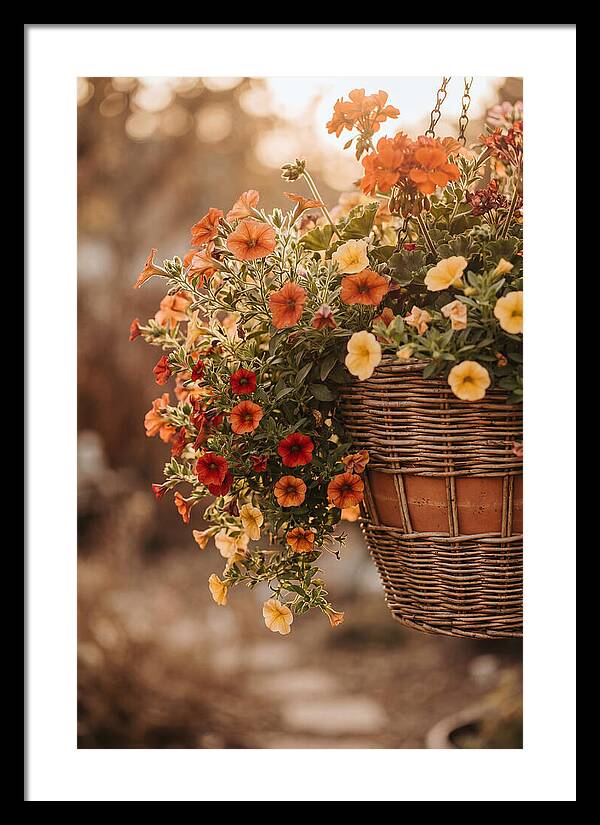 Hanging Basket Of Cascading Blooms
