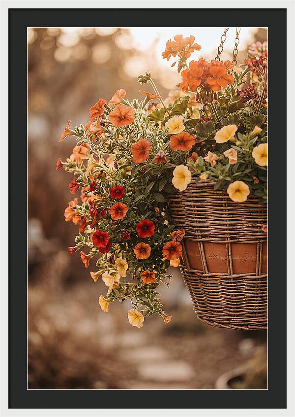Hanging Basket Of Cascading Blooms