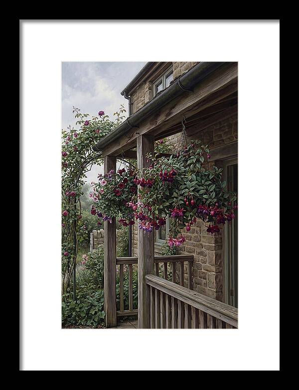 Hanging Baskets Of Fuchsia