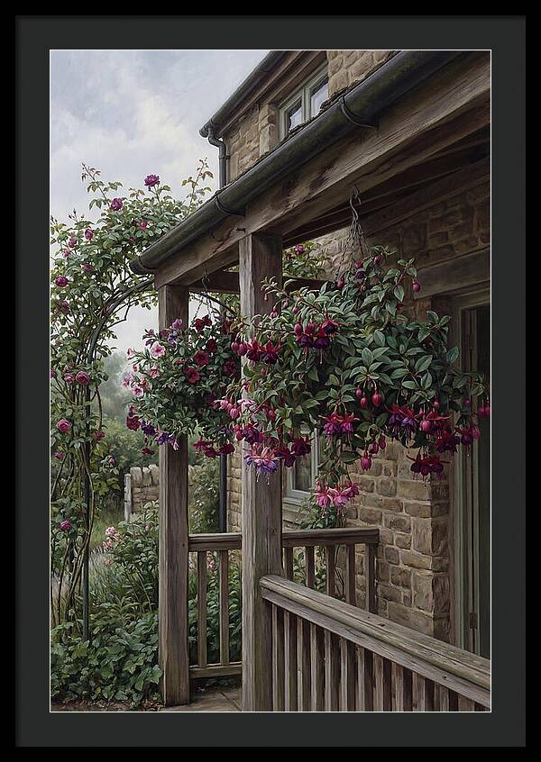 Hanging Baskets Of Fuchsia