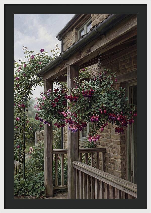 Hanging Baskets Of Fuchsia