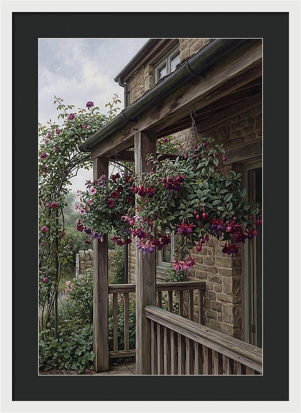 Hanging Baskets Of Fuchsia