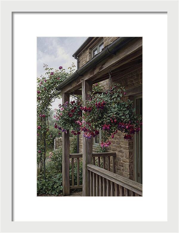 Hanging Baskets Of Fuchsia