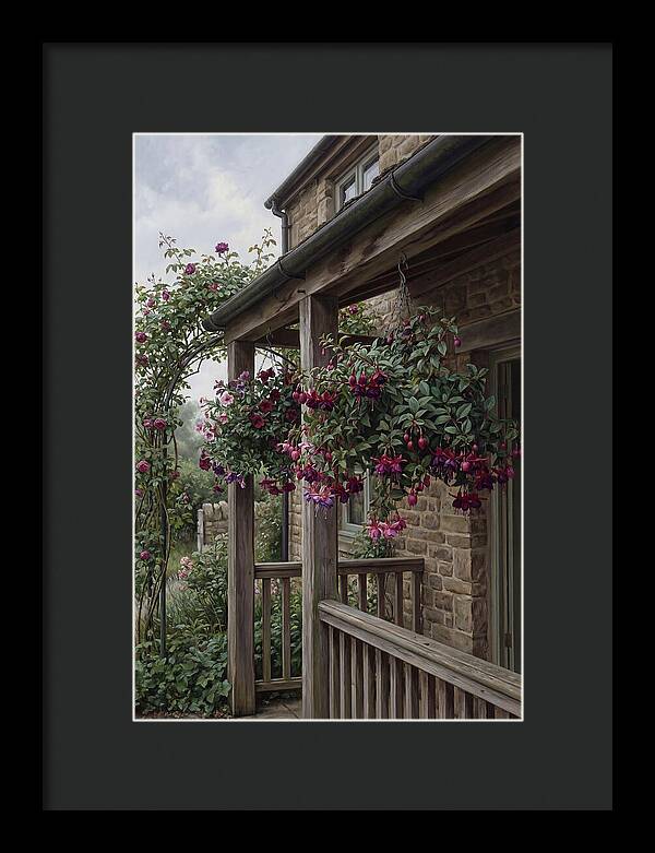 Hanging Baskets Of Fuchsia