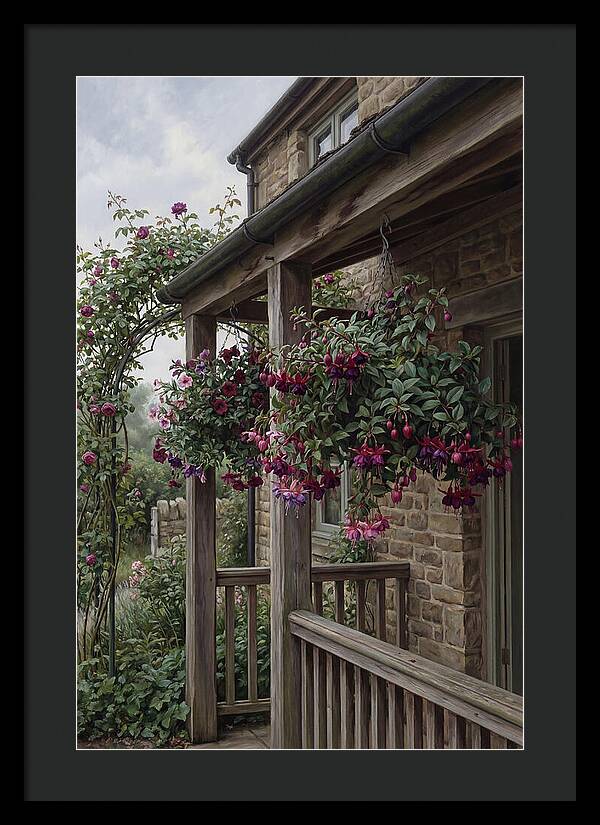 Hanging Baskets Of Fuchsia
