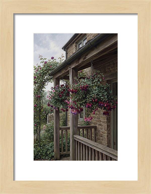 Hanging Baskets Of Fuchsia