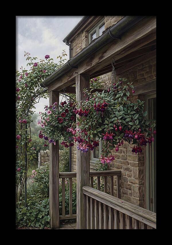 Hanging Baskets Of Fuchsia