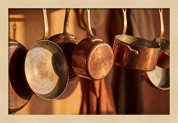 Hanging Copper Cooking Pans