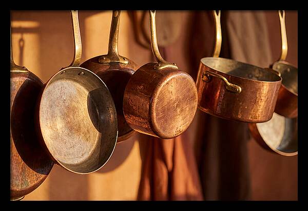 Hanging Copper Cooking Pans