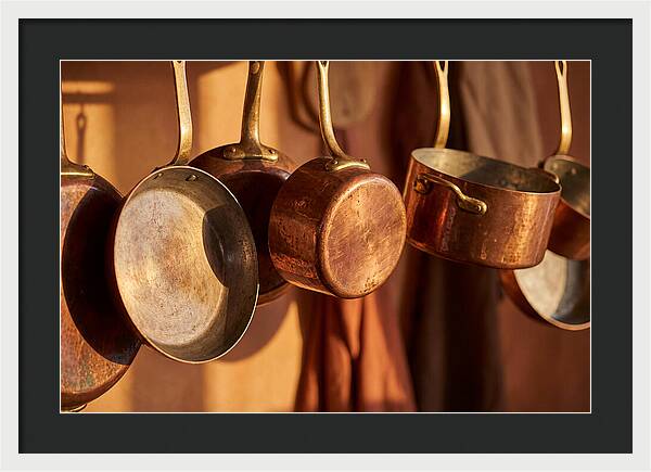 Hanging Copper Cooking Pans