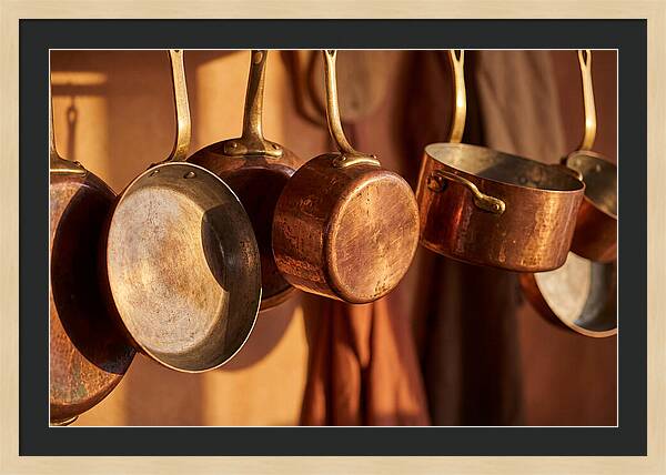 Hanging Copper Cooking Pans