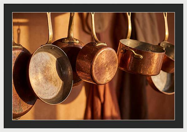 Hanging Copper Cooking Pans