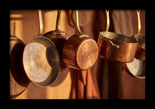 Hanging Copper Cooking Pans