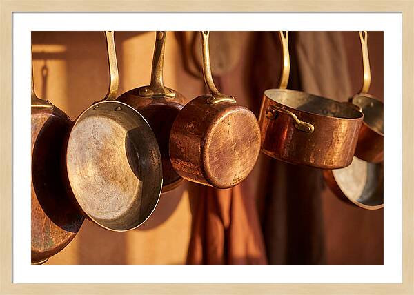 Hanging Copper Cooking Pans