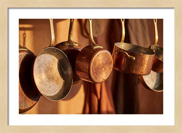 Hanging Copper Cooking Pans