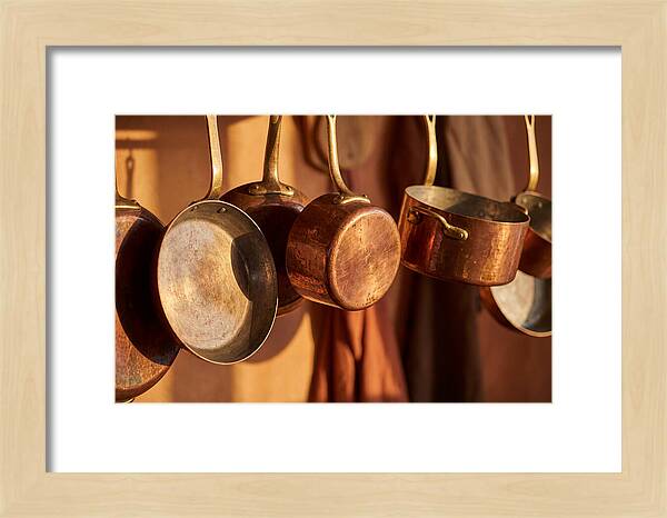 Hanging Copper Cooking Pans