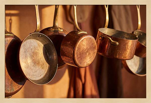 Hanging Copper Cooking Pans