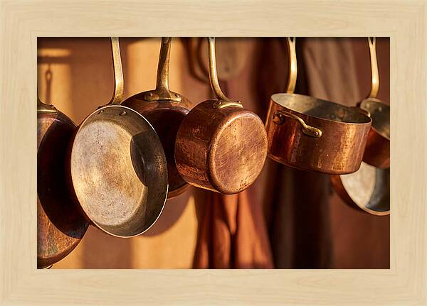 Hanging Copper Cooking Pans
