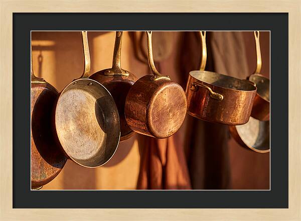 Hanging Copper Cooking Pans