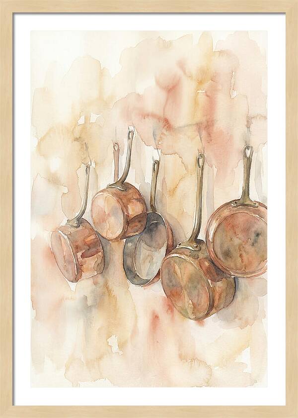 Hanging Copper Cooking Pans