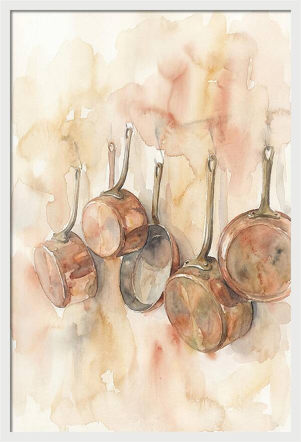 Hanging Copper Cooking Pans