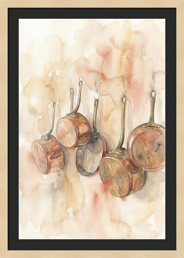 Hanging Copper Cooking Pans
