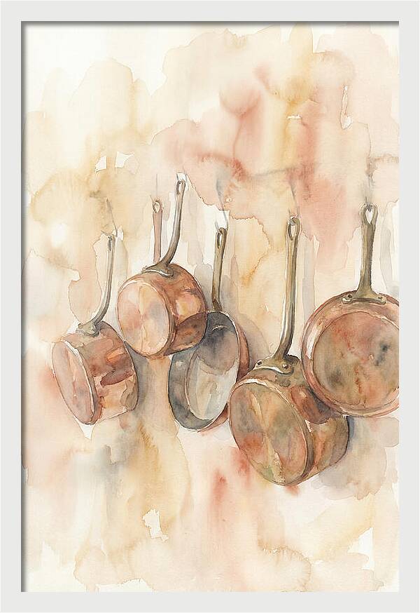 Hanging Copper Cooking Pans