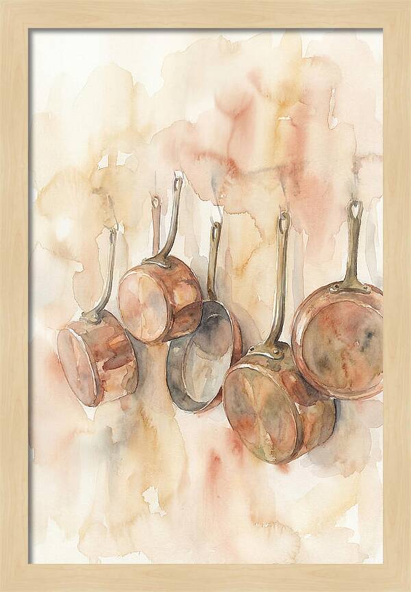 Hanging Copper Cooking Pans