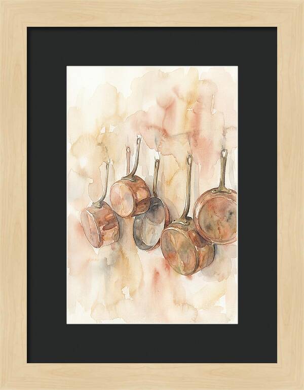Hanging Copper Cooking Pans