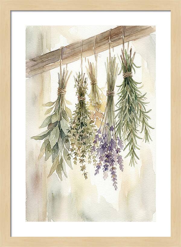 Hanging Dried Herbs