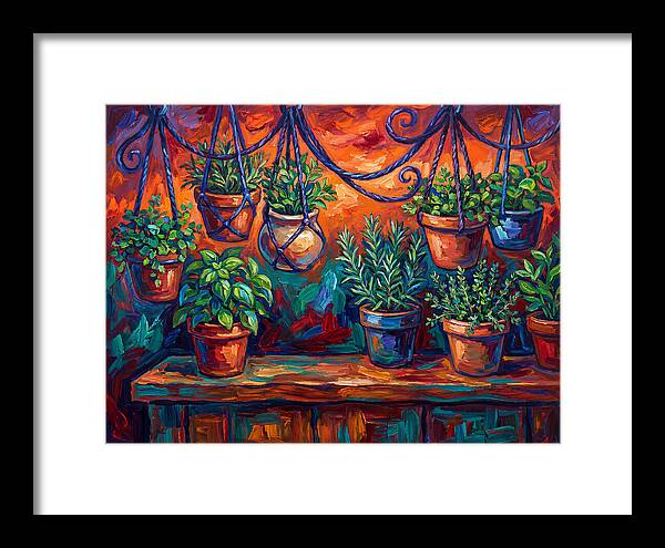 Hanging Kitchen Herbs