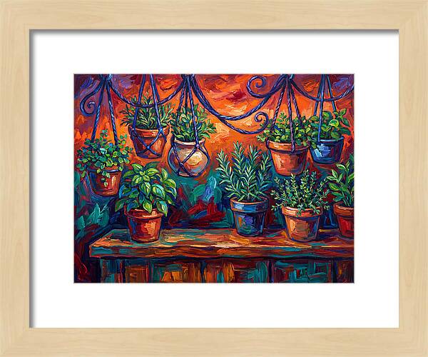 Hanging Kitchen Herbs