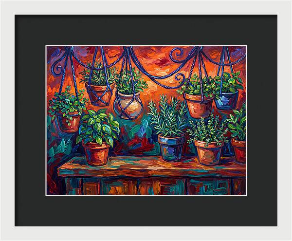 Hanging Kitchen Herbs