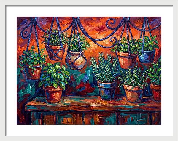 Hanging Kitchen Herbs