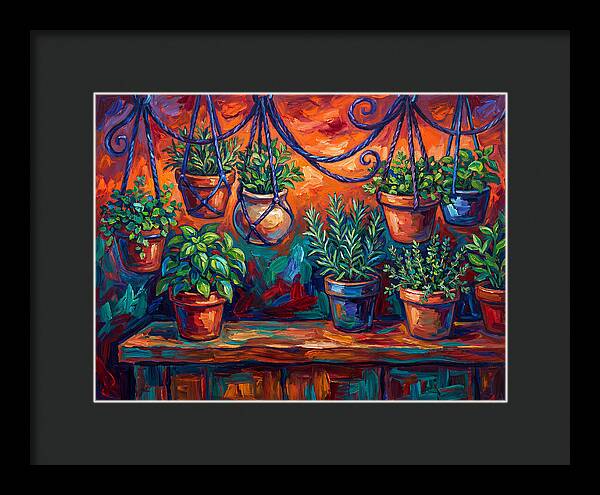 Hanging Kitchen Herbs