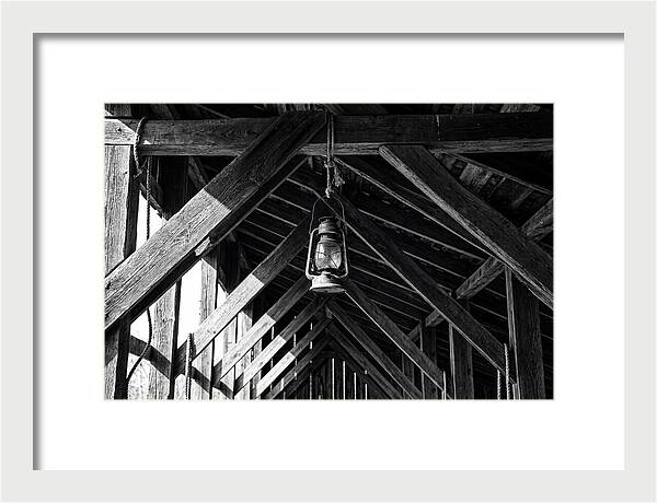 Hanging Lantern Under Rafter