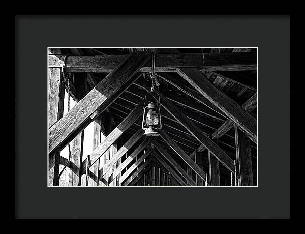 Hanging Lantern Under Rafter