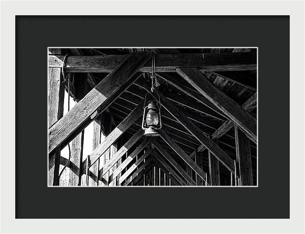 Hanging Lantern Under Rafter