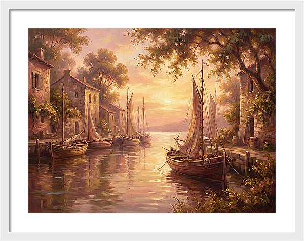 Harbor At Dusk