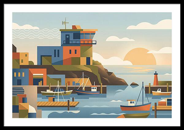 Harbor Masters House Overlooking Busy Bay