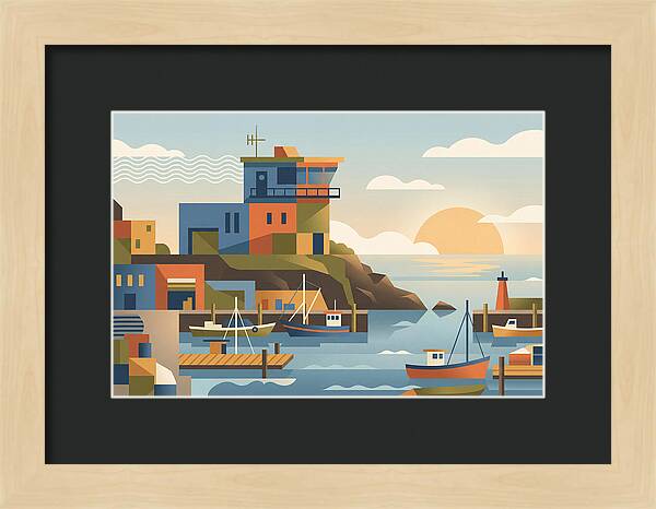 Harbor Masters House Overlooking Busy Bay