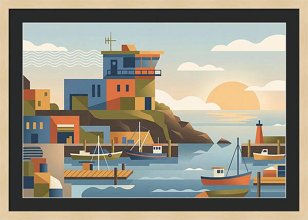 Harbor Masters House Overlooking Busy Bay