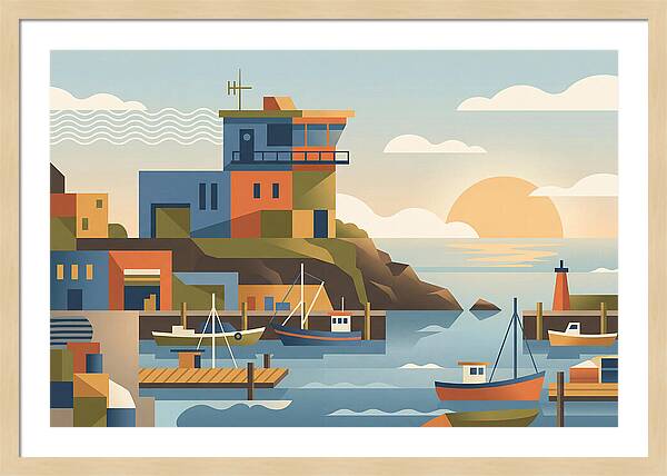 Harbor Masters House Overlooking Busy Bay