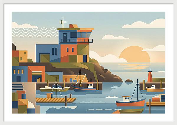 Harbor Masters House Overlooking Busy Bay